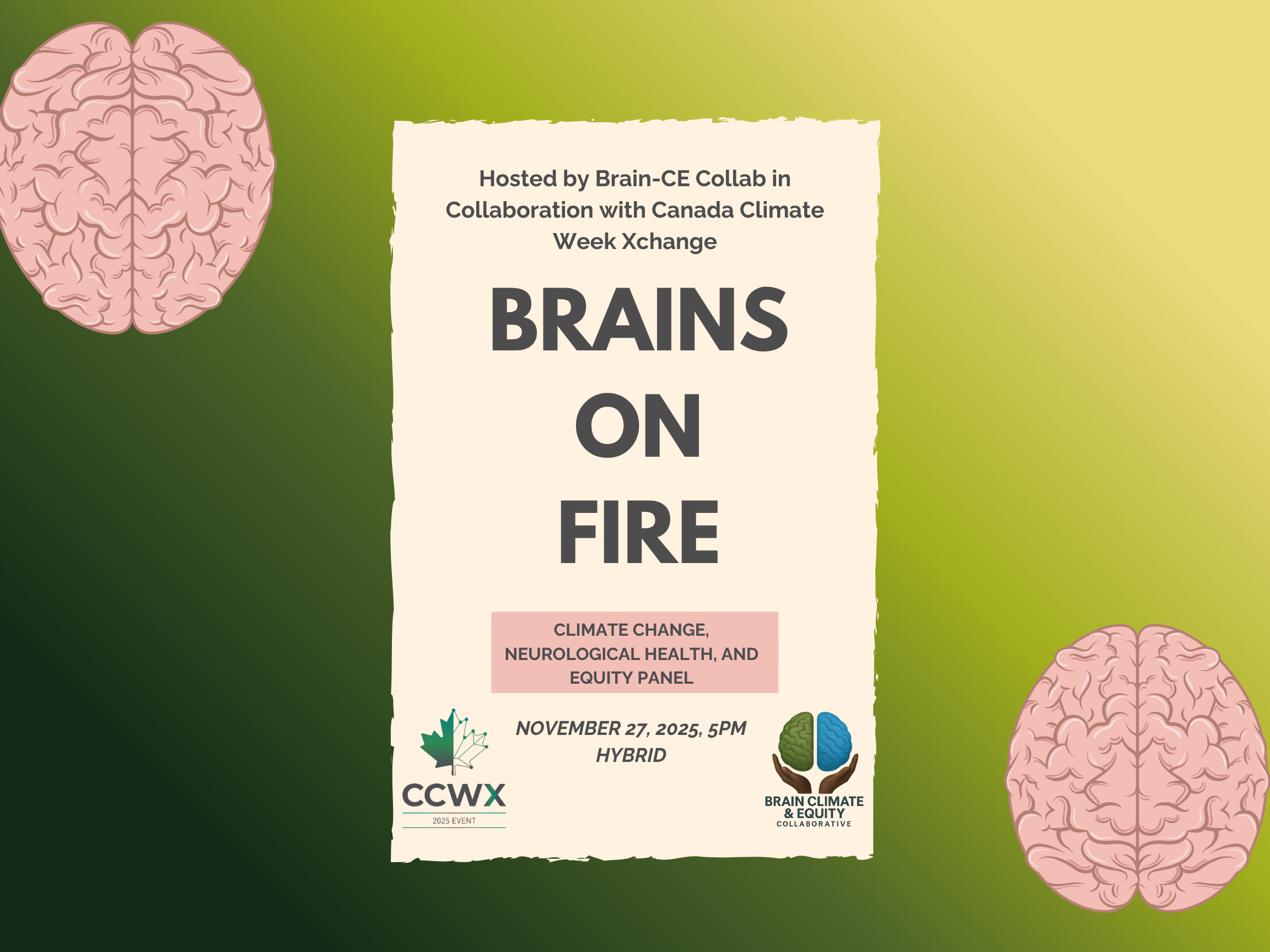 Brains on Fire: Climate Change, Neurological Health, and Equity Panel